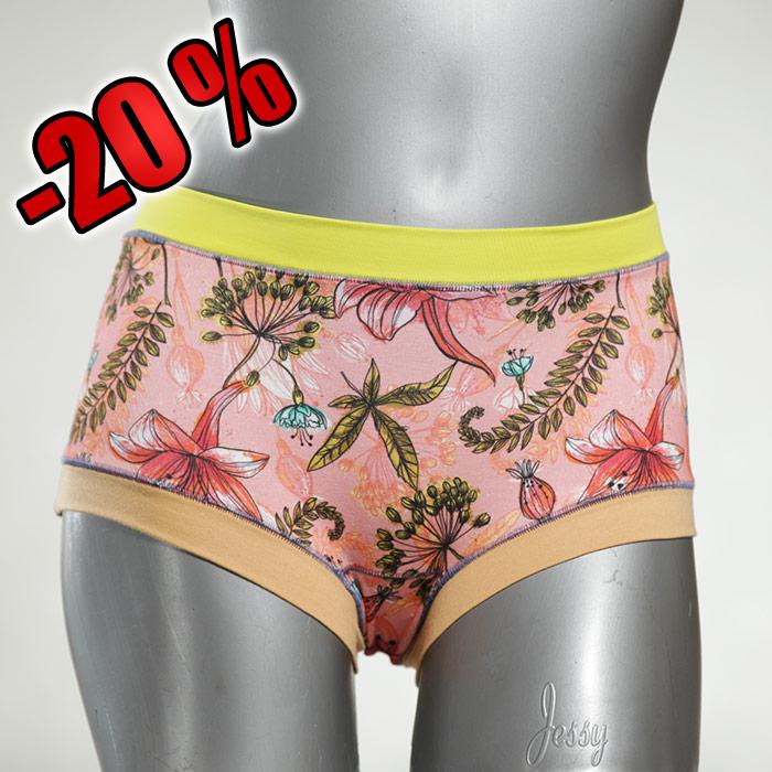 bunte preiswerte handgemachte sexy Hotpant aus Biobaumwolle, Unterwäsche für Damen