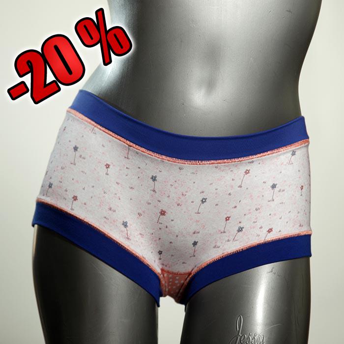 sexy gemusterte preiswerte bequeme Hotpant aus Biobaumwolle, Unterwäsche für Damen