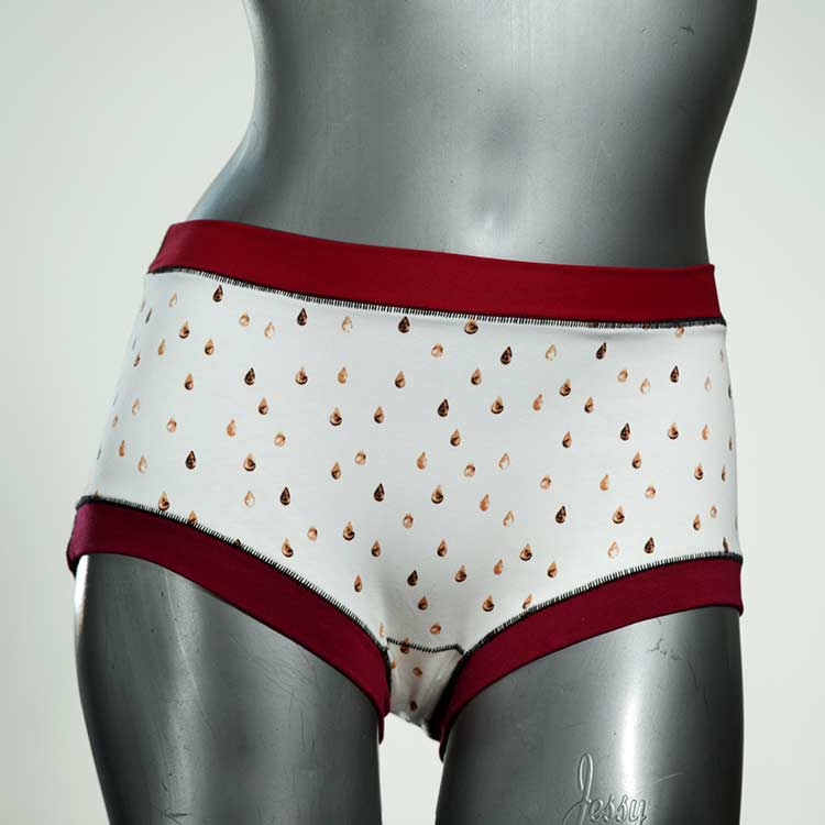 gemusterte preiswerte schöne süße Hotpant aus Biobaumwolle, Unterwäsche für Damen