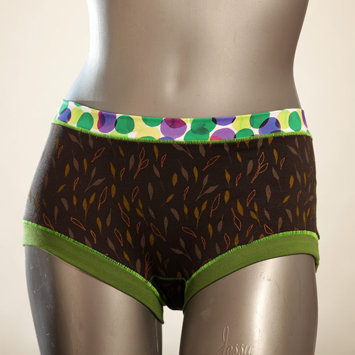  GOTS-zertifizierte besondere bunte Hotpant - Hipster - Unterhose für Damen aus Biobaumwolle für Damen thumbnail
