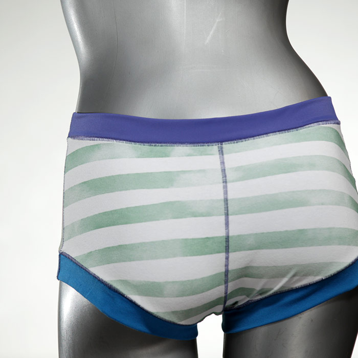 sexy bunte gemusterte handgemachte Hotpant aus Biobaumwolle, Unterwäsche für Damen thumbnail