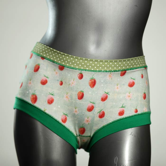 bunte  süße attraktive Hotpant aus Biobaumwolle, Unterwäsche für Damen thumbnail