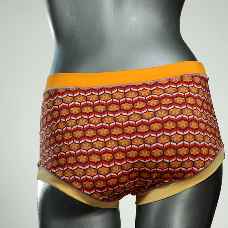 attraktive nachhaltige ökologische bunte Hotpant aus Biobaumwolle, Unterwäsche für Damen