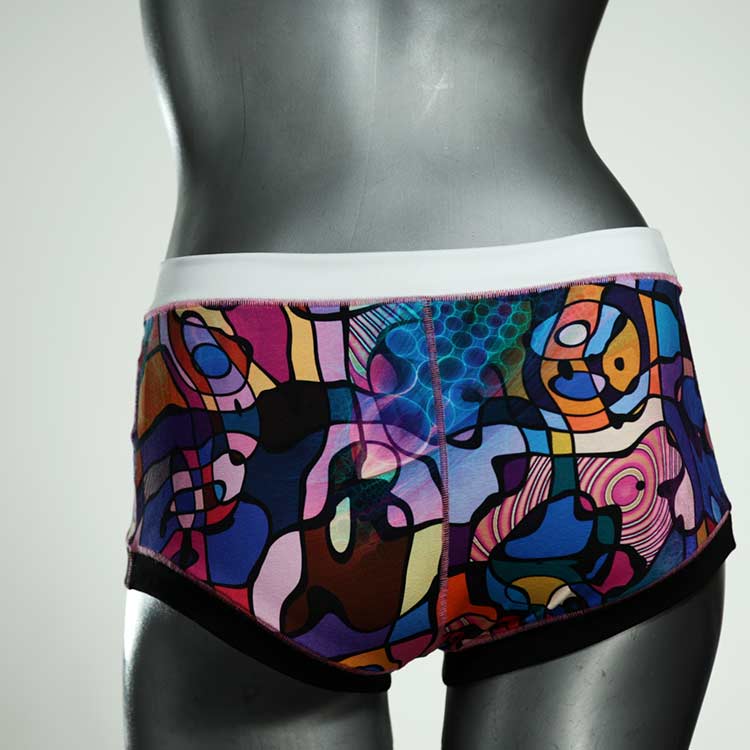 bunte bequeme ökologische schöne Hotpant aus Biobaumwolle, Unterwäsche für Damen thumbnail