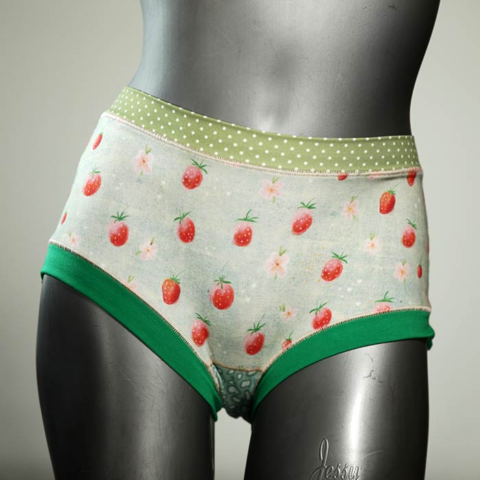 attraktive süße gemusterte handgemachte Hotpant aus Biobaumwolle, Unterwäsche für Damen thumbnail