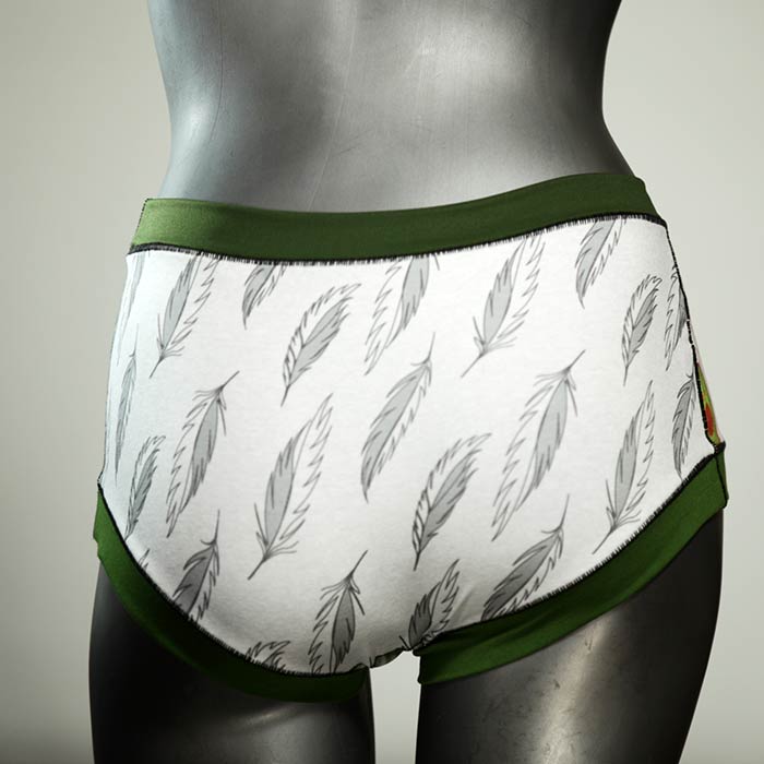 handgemachte attraktive sexy bunte Hotpant aus Biobaumwolle, Unterwäsche für Damen thumbnail