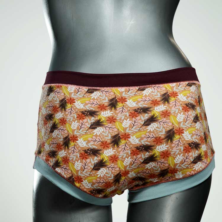 attraktive süße ökologische bunte Hotpant aus Biobaumwolle, Unterwäsche für Damen thumbnail