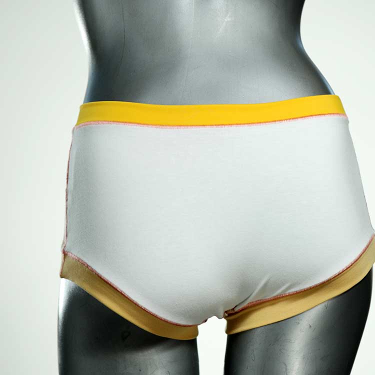 farbige handgemachte bunte attraktive Hotpant aus Biobaumwolle, Unterwäsche für Damen thumbnail