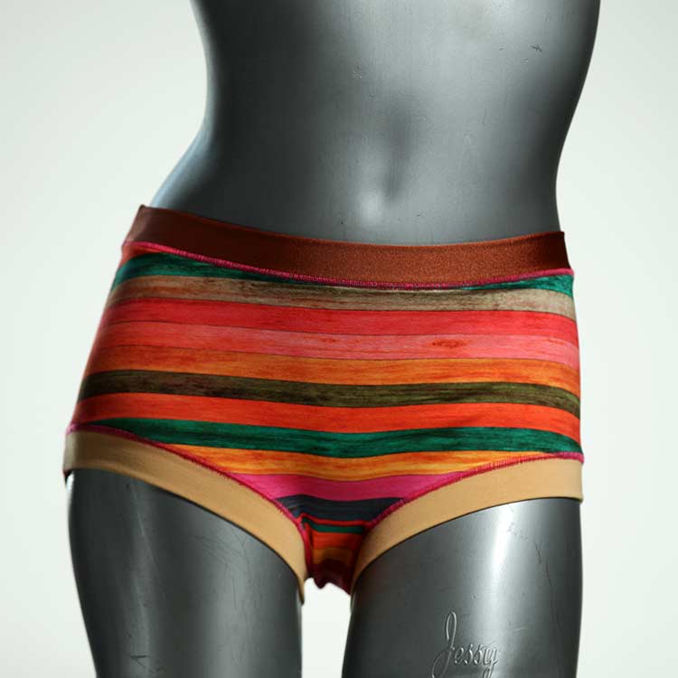 bunte sexy attraktive gemusterte Hotpant aus Biobaumwolle, Unterwäsche für Damen thumbnail
