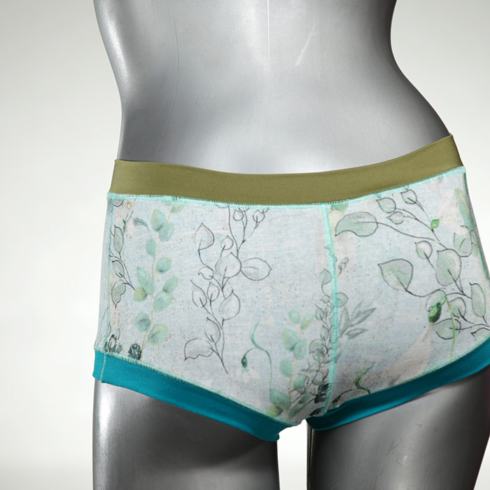 handgemachte farbige sexy ökologische Hotpant aus Biobaumwolle, Unterwäsche für Damen thumbnail