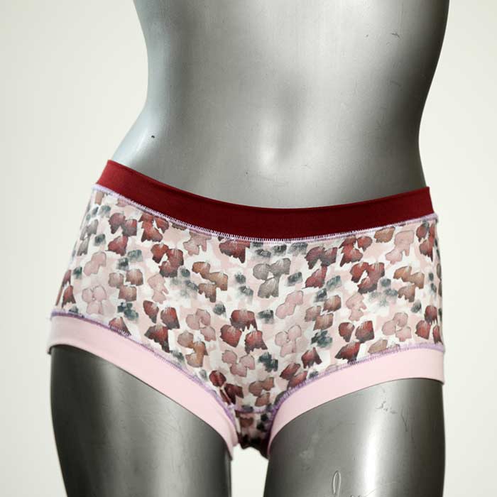 gemusterte preiswerte farbige sexy Hotpant aus Biobaumwolle, Unterwäsche für Damen