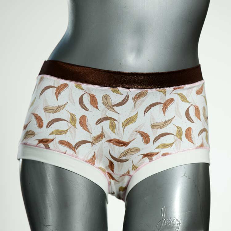 sexy handgemachte gemusterte attraktive Hotpant aus Biobaumwolle, Unterwäsche für Damen thumbnail
