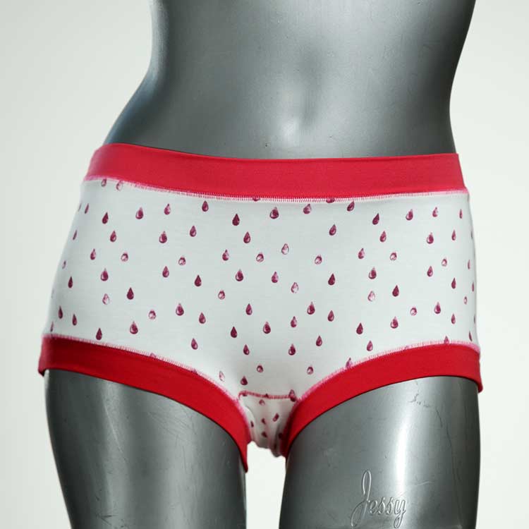 schöne ökologische nachhaltige bunte Hotpant aus Biobaumwolle, Unterwäsche für Damen