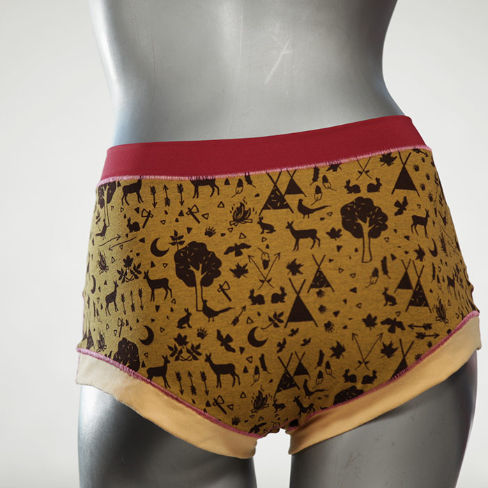 GOTS-zertifizierte preiswerte bunte Hotpant - Hipster - Unterhose für Damen aus Biobaumwolle für Damen thumbnail