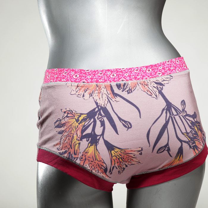 farbige handgemachte attraktive günstige Hotpant aus Biobaumwolle, Unterwäsche für Damen thumbnail