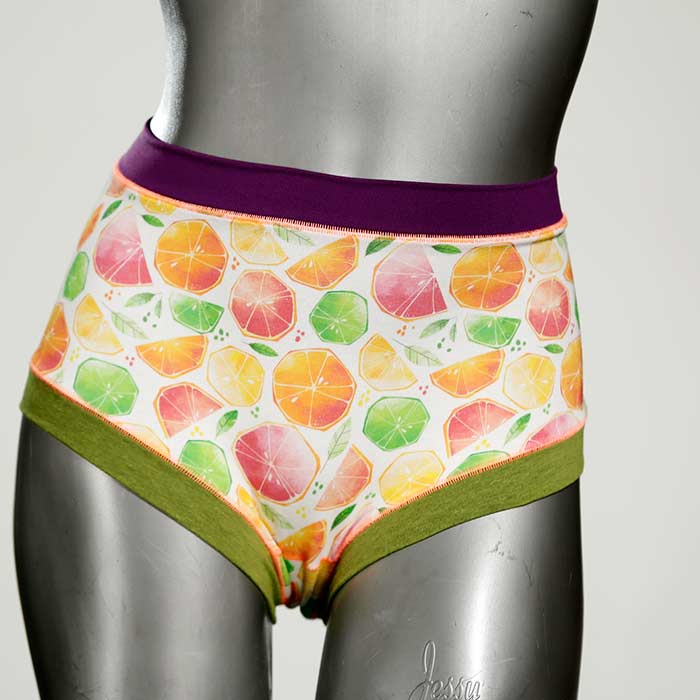 schöne bequeme gemusterte bunte Hotpant aus Biobaumwolle, Unterwäsche für Damen thumbnail