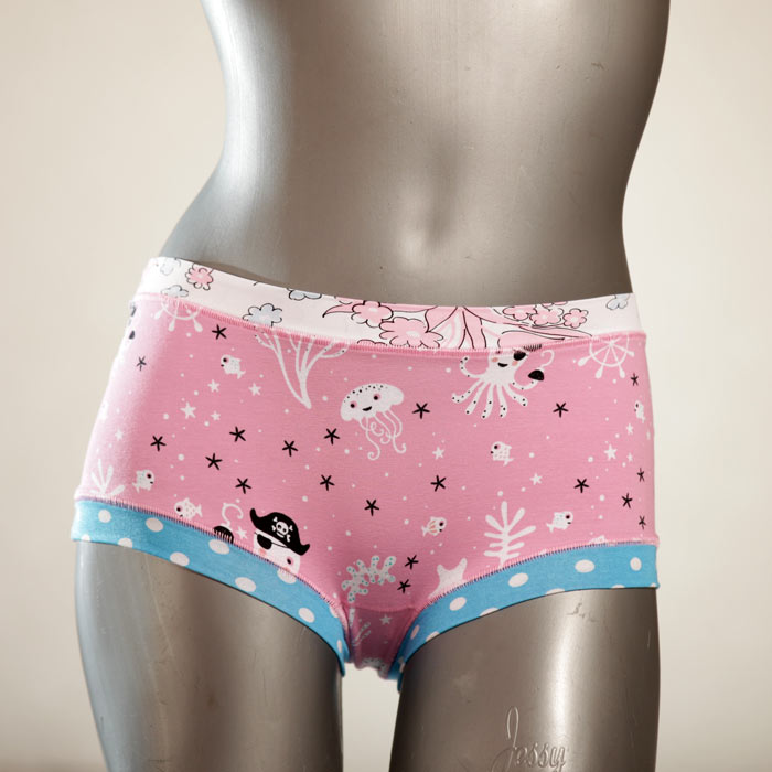  schöne süße GOTS-zertifizierte Hotpant - Hipster - Unterhose für Damen aus Biobaumwolle für Damen thumbnail