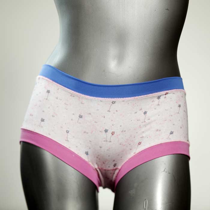 bequeme bunte schöne farbige Hotpant aus Biobaumwolle, Unterwäsche für Damen