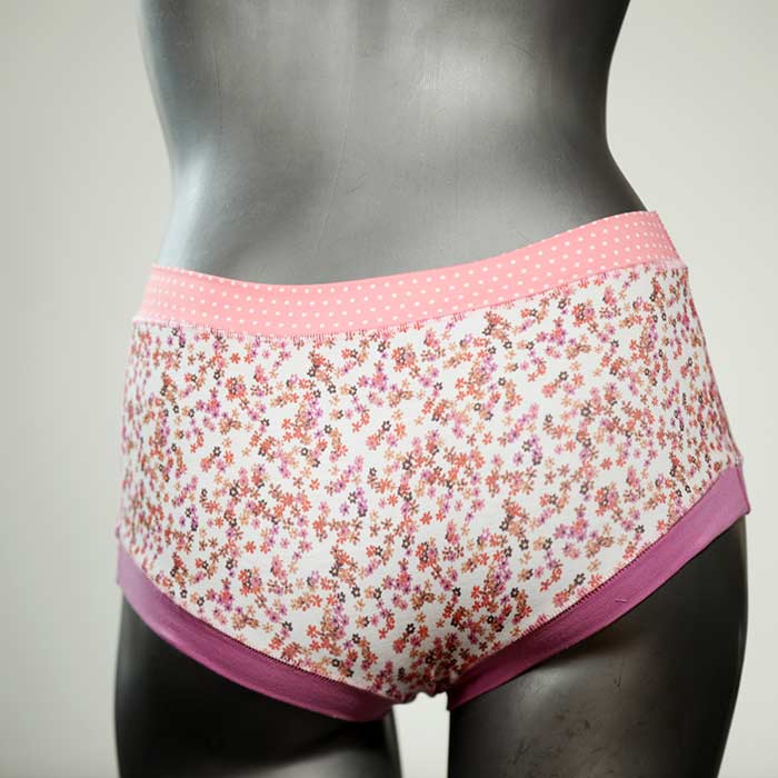 nachhaltige handgemachte gemusterte attraktive Hotpant aus Biobaumwolle, Unterwäsche für Damen