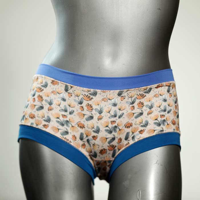 süße nachhaltige handgemachte ökologische Hotpant aus Biobaumwolle, Unterwäsche für Damen