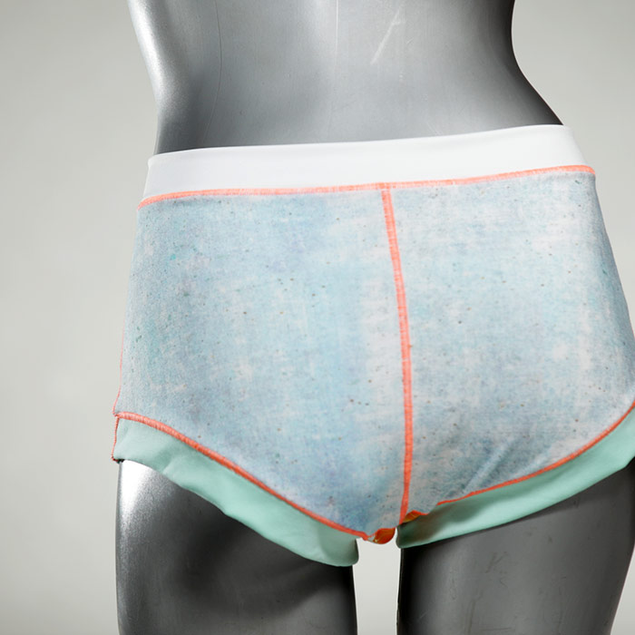 gemusterte ökologische bequeme  Hotpant aus Biobaumwolle, Unterwäsche für Damen thumbnail
