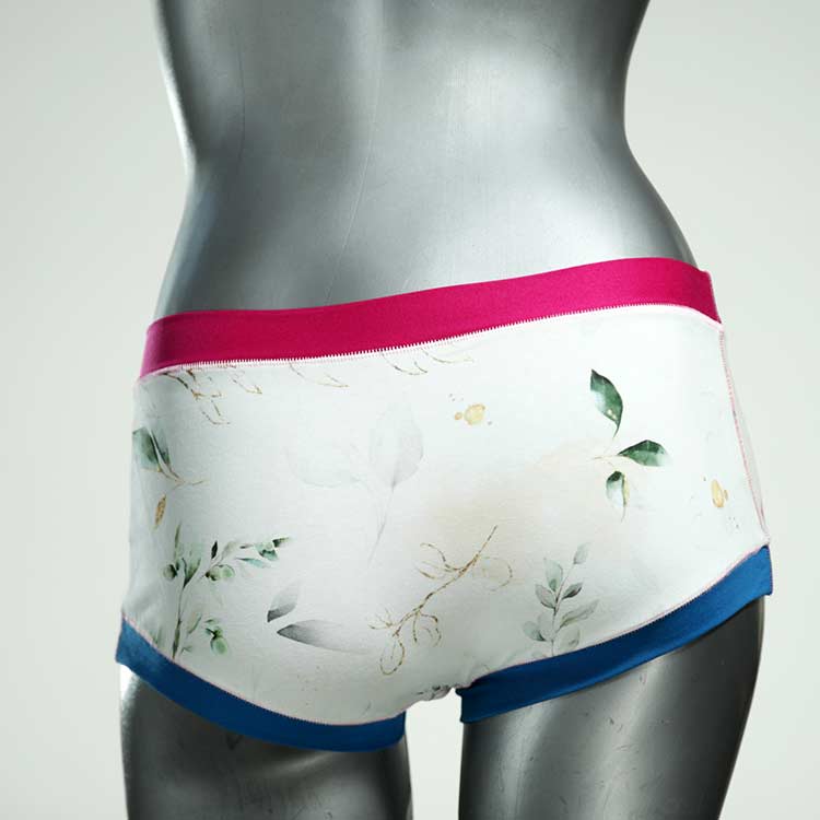 sexy bequeme gemusterte handgemachte Hotpant aus Biobaumwolle, Unterwäsche für Damen thumbnail