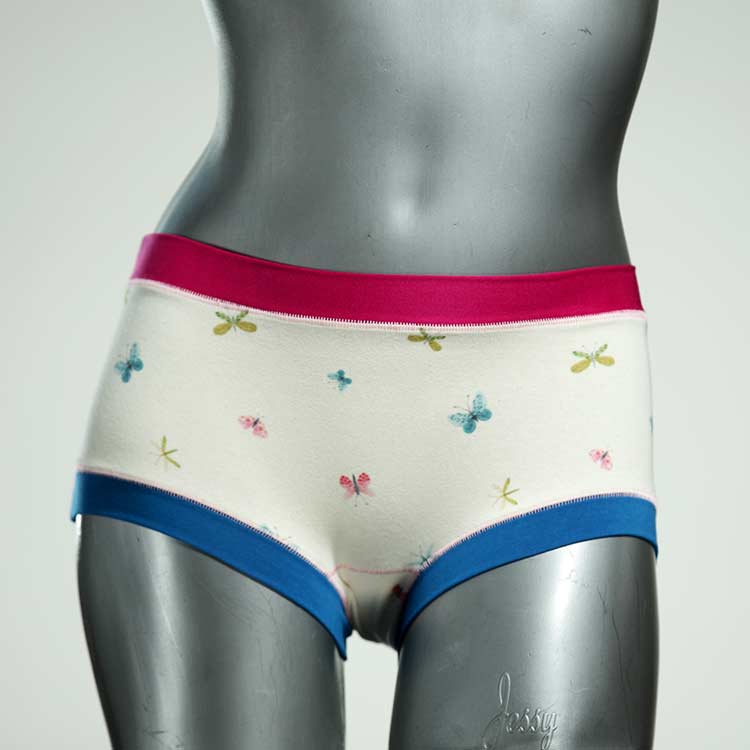 sexy bequeme gemusterte handgemachte Hotpant aus Biobaumwolle, Unterwäsche für Damen thumbnail