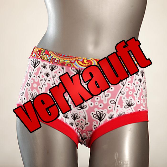  GOTS-zertifizierte bunte günstige Hotpant - Hipster - Unterhose für Damen aus Biobaumwolle für Damen