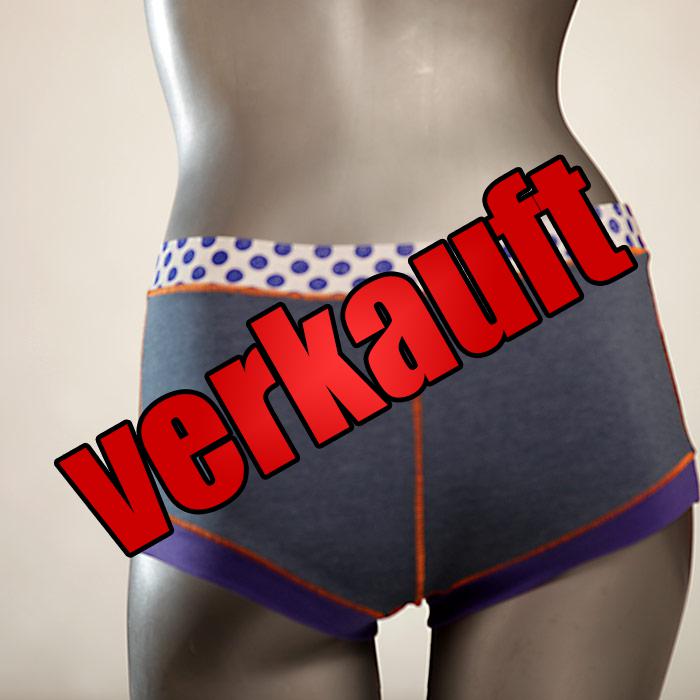  nachhaltige bunte GOTS-zertifizierte Hotpant - Hipster - Unterhose für Damen aus Biobaumwolle für Damen