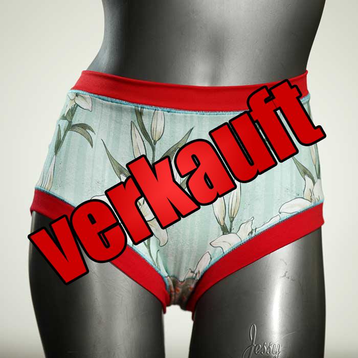 bequeme ökologische preiswerte gemusterte Hotpant aus Biobaumwolle, Unterwäsche für Damen