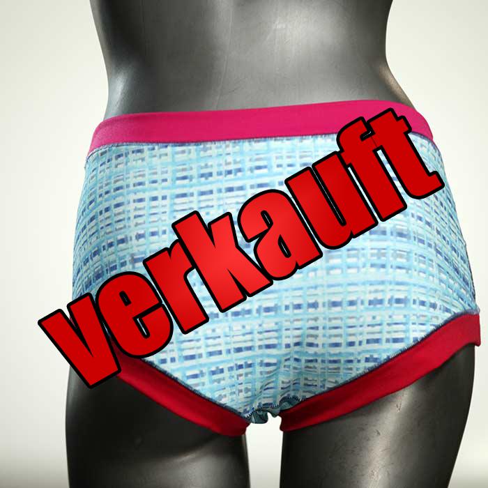 bunte günstige gemusterte ökologische Hotpant aus Biobaumwolle, Unterwäsche für Damen