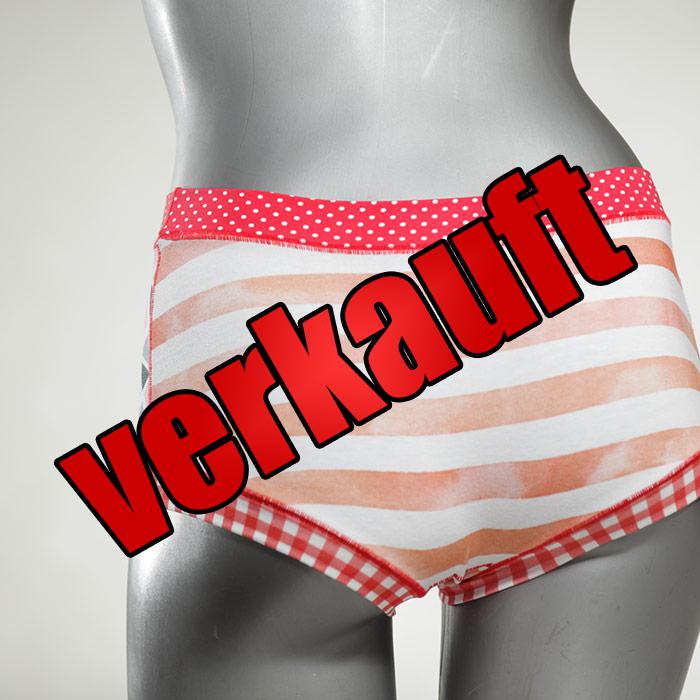 gemusterte farbige ökologische bequeme Hotpant aus Biobaumwolle, Unterwäsche für Damen