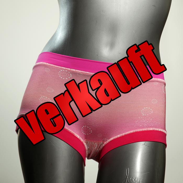 handgemachte schöne bunte bequeme Hotpant aus Biobaumwolle, Unterwäsche für Damen
