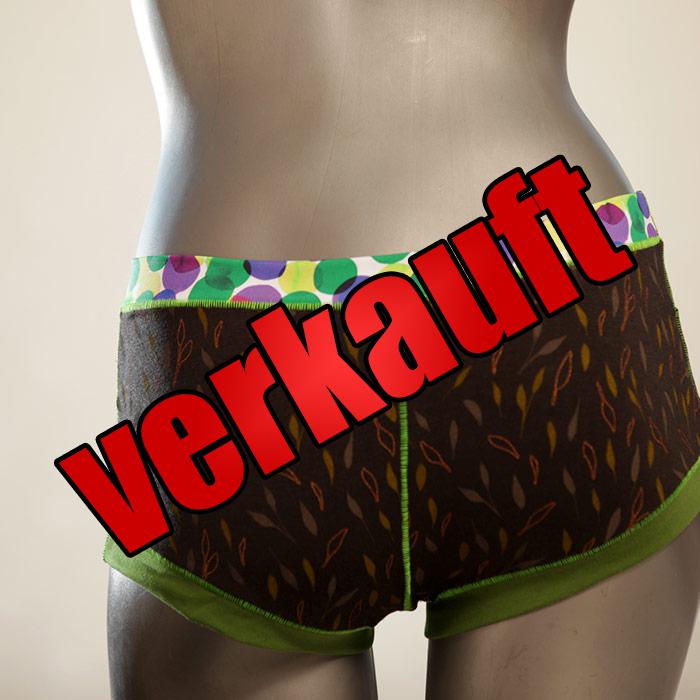  GOTS-zertifizierte besondere bunte Hotpant - Hipster - Unterhose für Damen aus Biobaumwolle für Damen