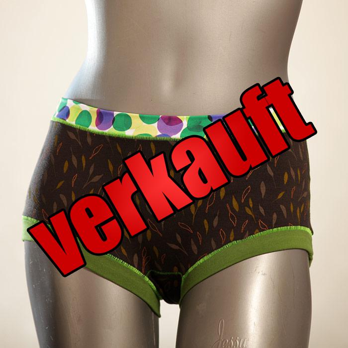  GOTS-zertifizierte besondere bunte Hotpant - Hipster - Unterhose für Damen aus Biobaumwolle für Damen