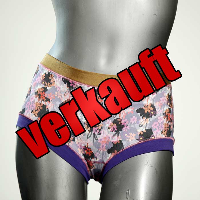 günstige attraktive gemusterte süße Hotpant aus Biobaumwolle, Unterwäsche für Damen