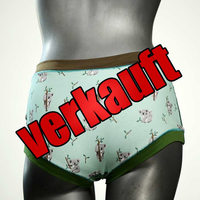 attraktive farbige schöne nachhaltige Hotpant aus Biobaumwolle, Unterwäsche für Damen