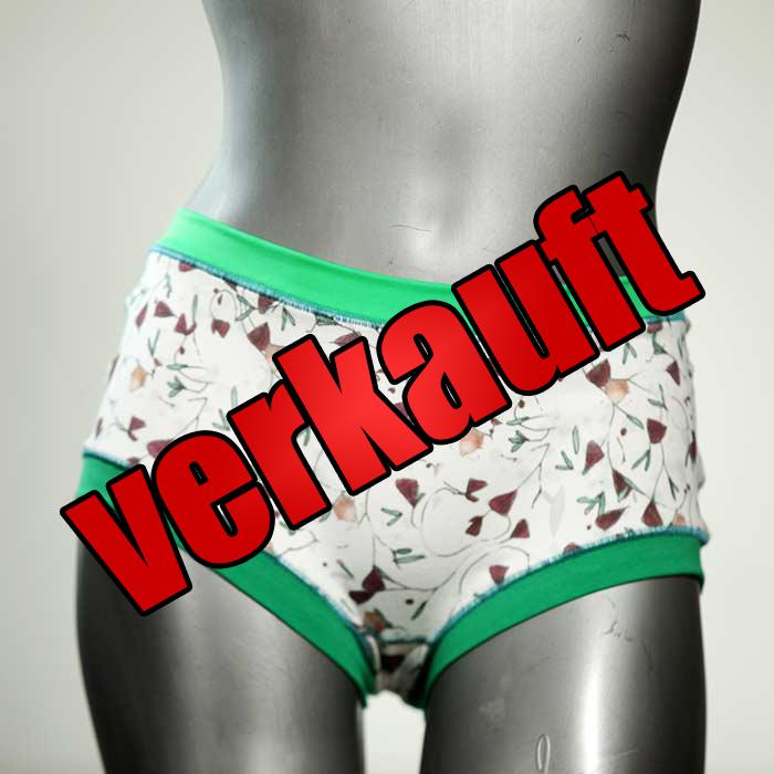 ökologische gemusterte preiswerte schöne Hotpant aus Biobaumwolle, Unterwäsche für Damen