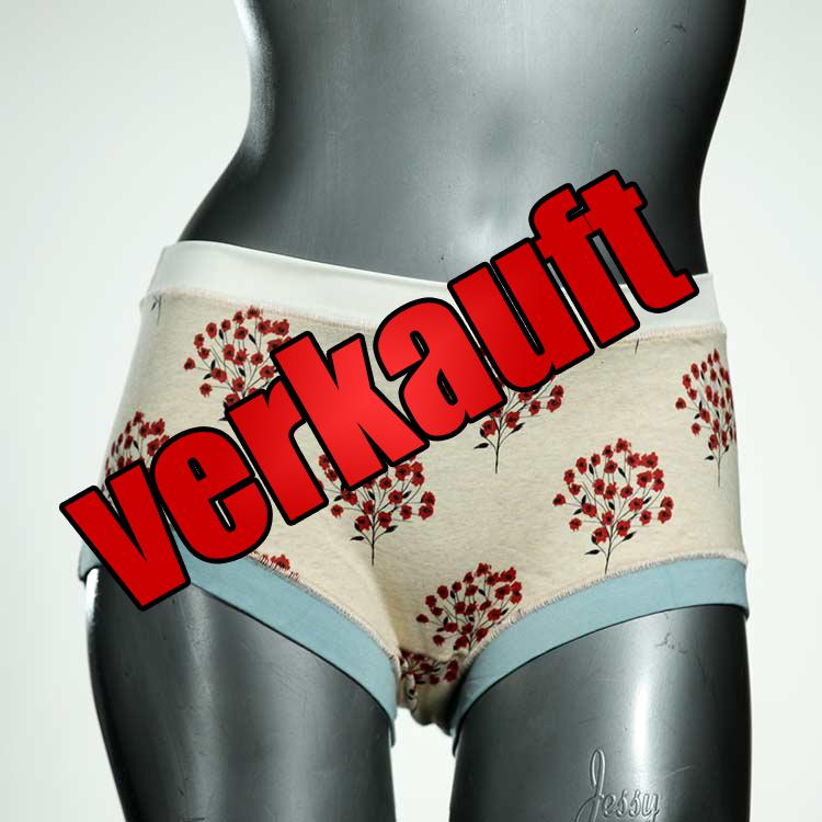 bunte süße gemusterte sexy Hotpant aus Biobaumwolle, Unterwäsche für Damen
