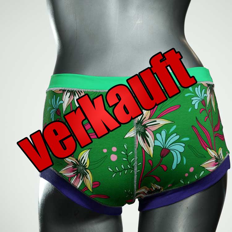 nachhaltige farbige sexy ökologische Hotpant aus Biobaumwolle, Unterwäsche für Damen