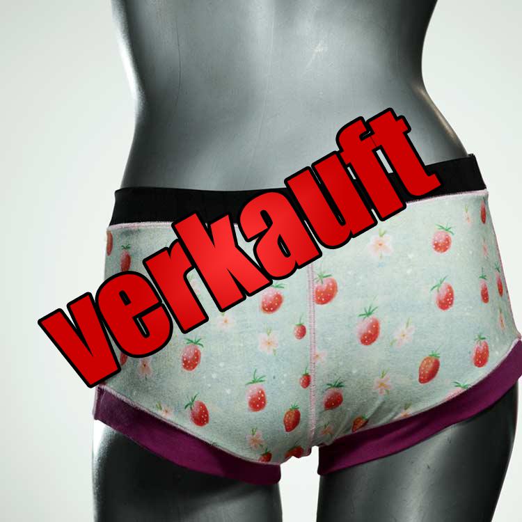 sexy bequeme attraktive farbige Hotpant aus Biobaumwolle, Unterwäsche für Damen
