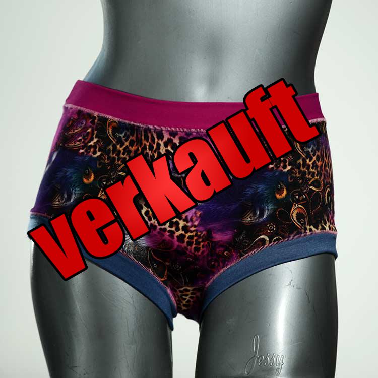 günstige ökologische bunte farbige Hotpant aus Biobaumwolle, Unterwäsche für Damen