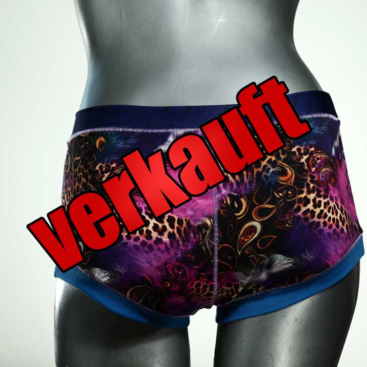 bequeme bunte farbige schöne Hotpant aus Biobaumwolle, Unterwäsche für Damen