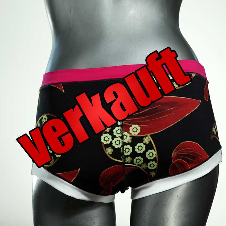 nachhaltige günstige bequeme bunte Hotpant aus Biobaumwolle, Unterwäsche für Damen