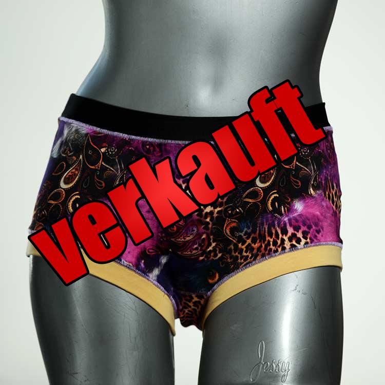 bequeme farbige bunte sexy Hotpant aus Biobaumwolle, Unterwäsche für Damen