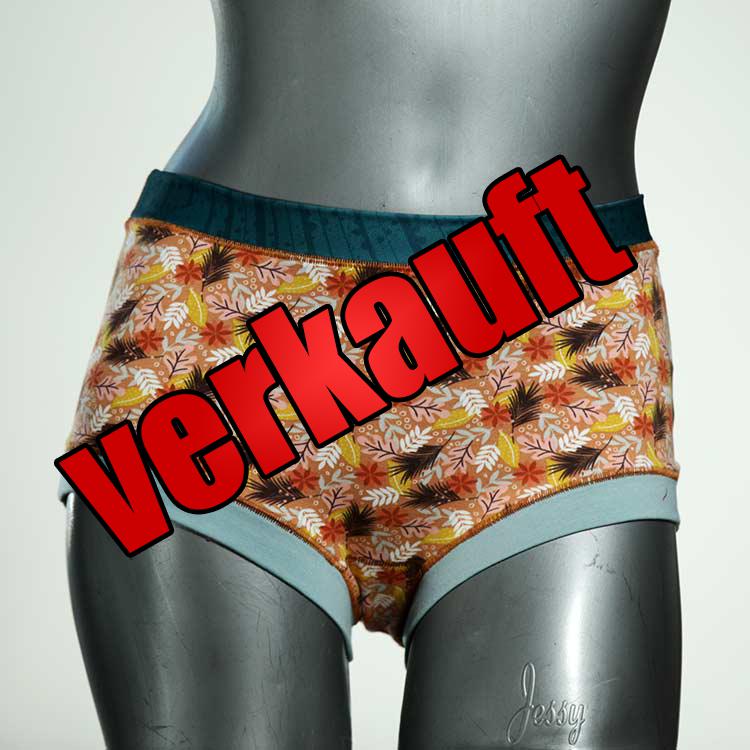 schöne preiswerte gemusterte bequeme Hotpant aus Biobaumwolle, Unterwäsche für Damen