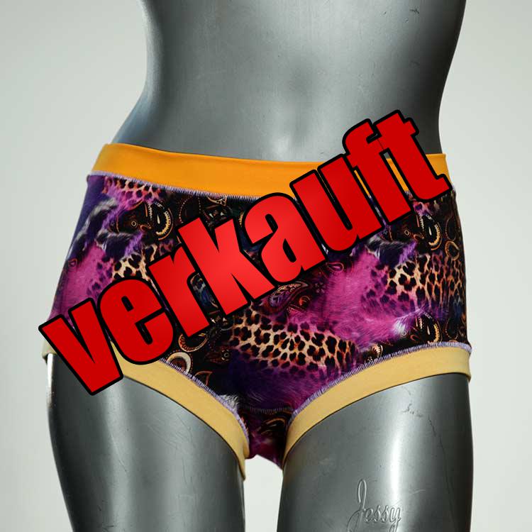 attraktive nachhaltige ökologische bunte Hotpant aus Biobaumwolle, Unterwäsche für Damen