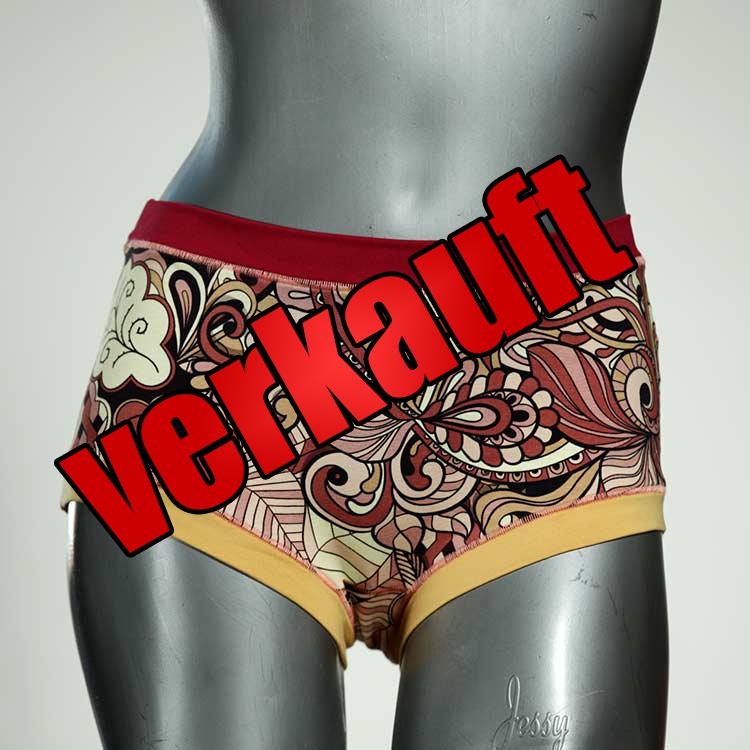 gemusterte günstige süße sexy Hotpant aus Biobaumwolle, Unterwäsche für Damen