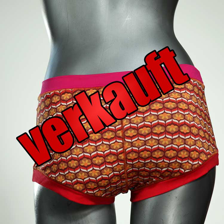 bunte günstige farbige bequeme Hotpant aus Biobaumwolle, Unterwäsche für Damen