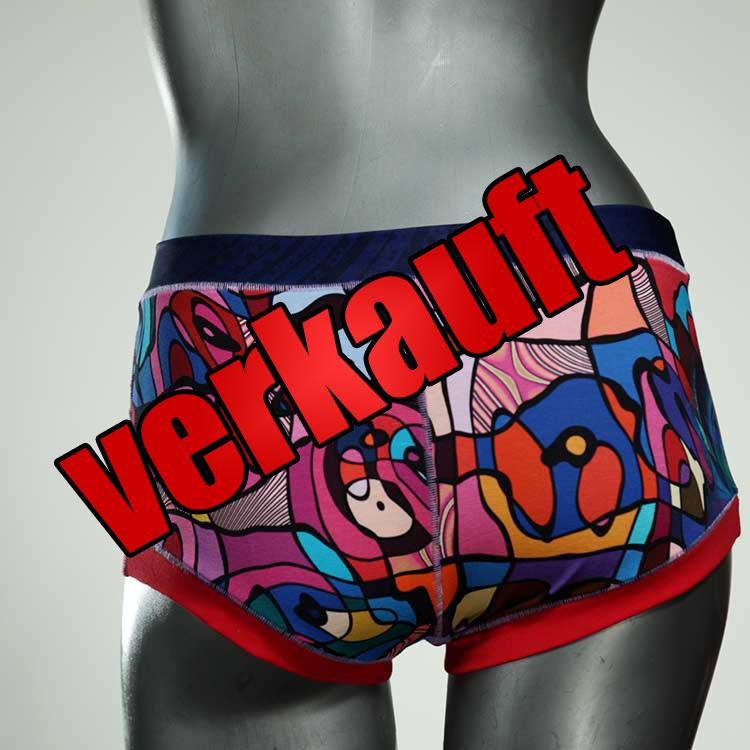 sexy attraktive bequeme bunte Hotpant aus Biobaumwolle, Unterwäsche für Damen